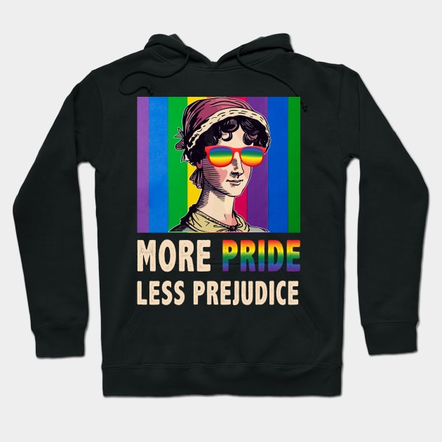 More Pride Less Prejudice LGBT ally pride month Hoodie by marisamegan8av